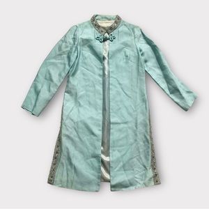 Vintage Light Blue Beaded Jacket/Coat